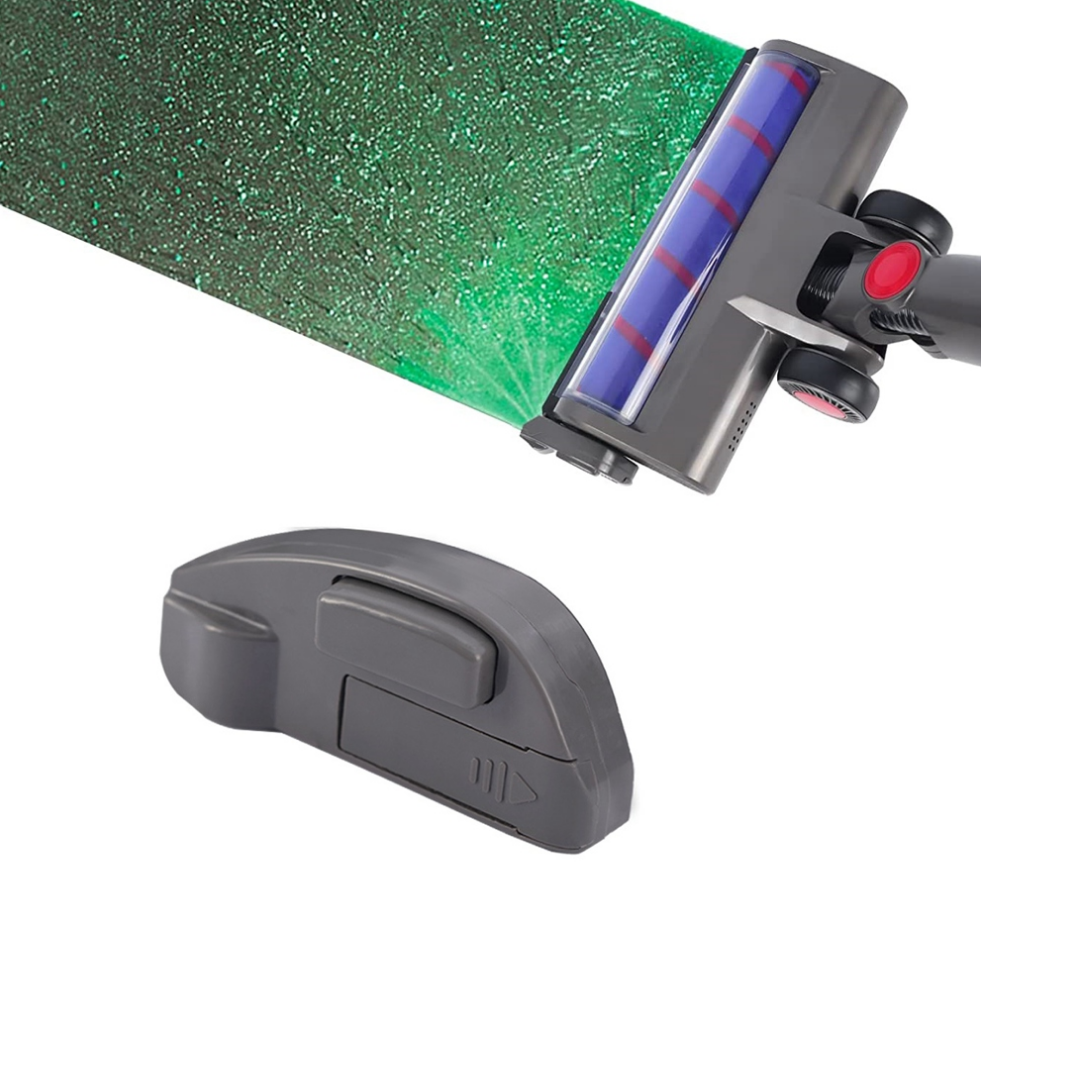 Støvsuger med laserlys