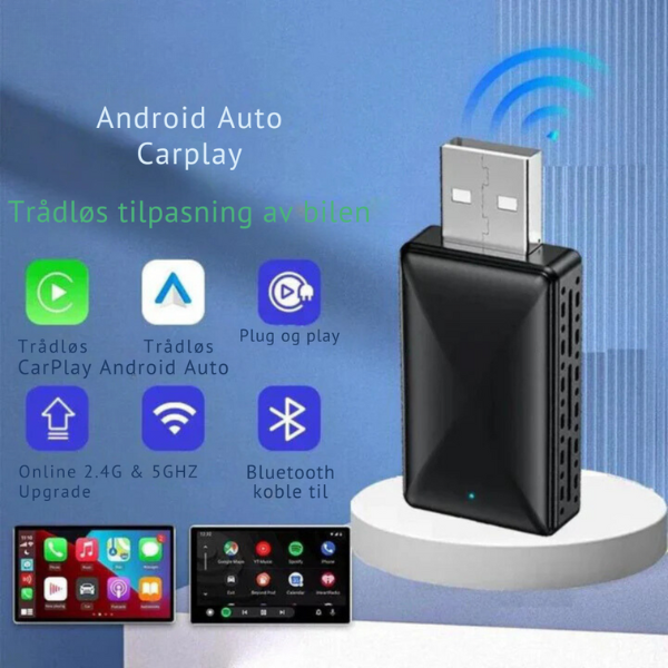 CarLink™ | Trådløs CarPlay-adapter til bilen