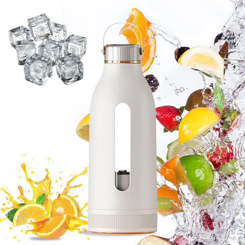 Elektrisk juicemikser i flaskeform