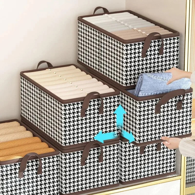 Sammenleggbar organizer til jeans og bukser