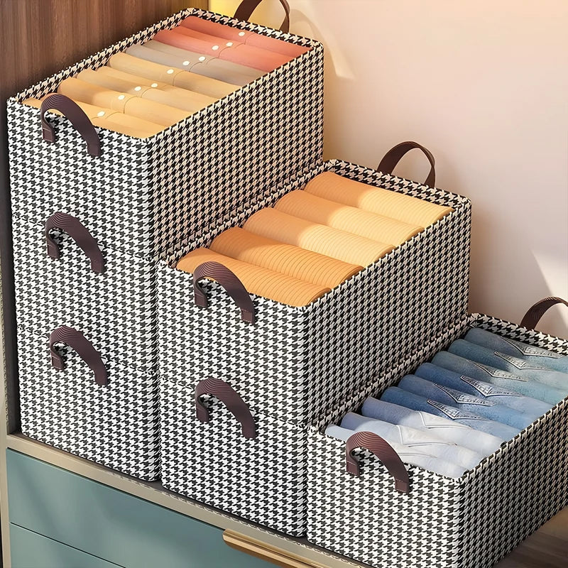 Sammenleggbar organizer til jeans og bukser