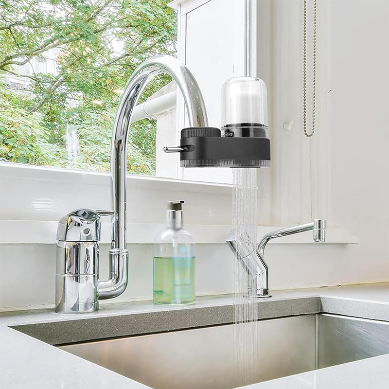 Kranfilter for drikkevann med adaptersett