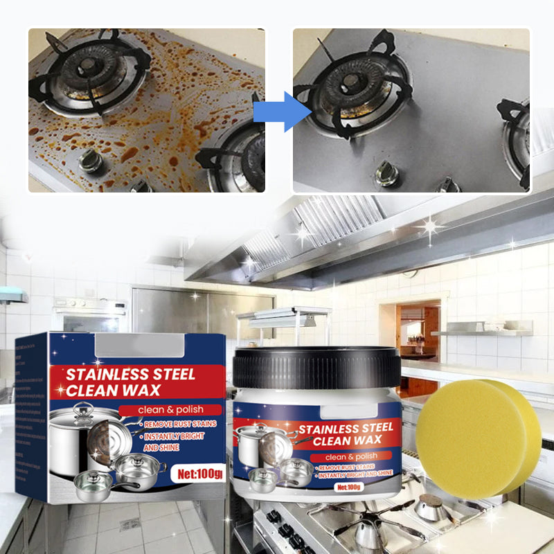 Rensepasta til rustfritt stål