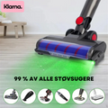 Støvsuger med laserlys