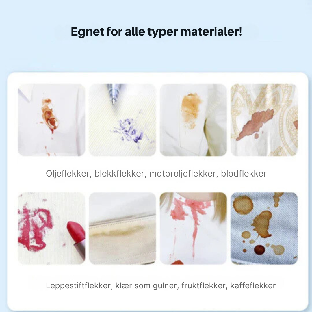 Enzymflekkfjerner for klær