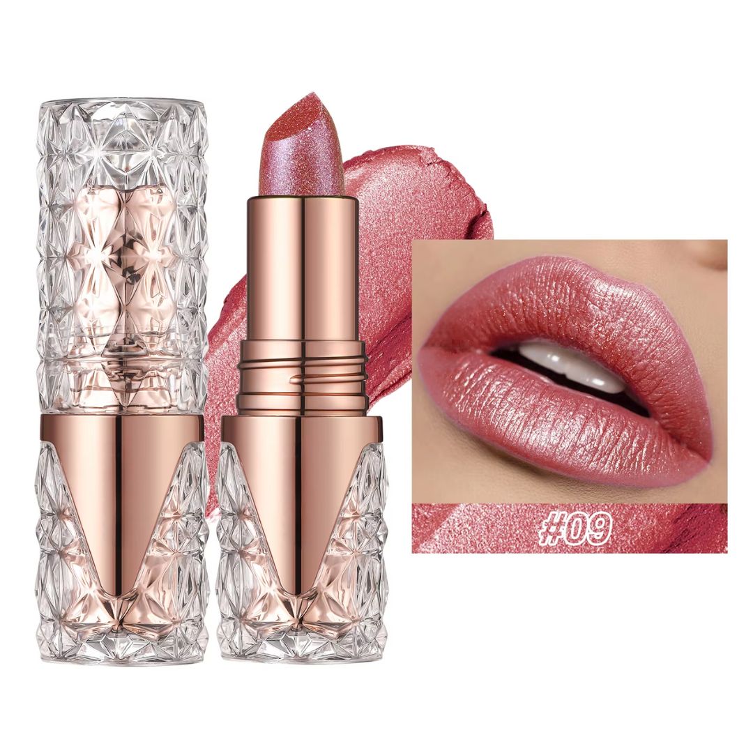 LuxBisous™ | Leppeglans med glitterfinish, fem nyanser