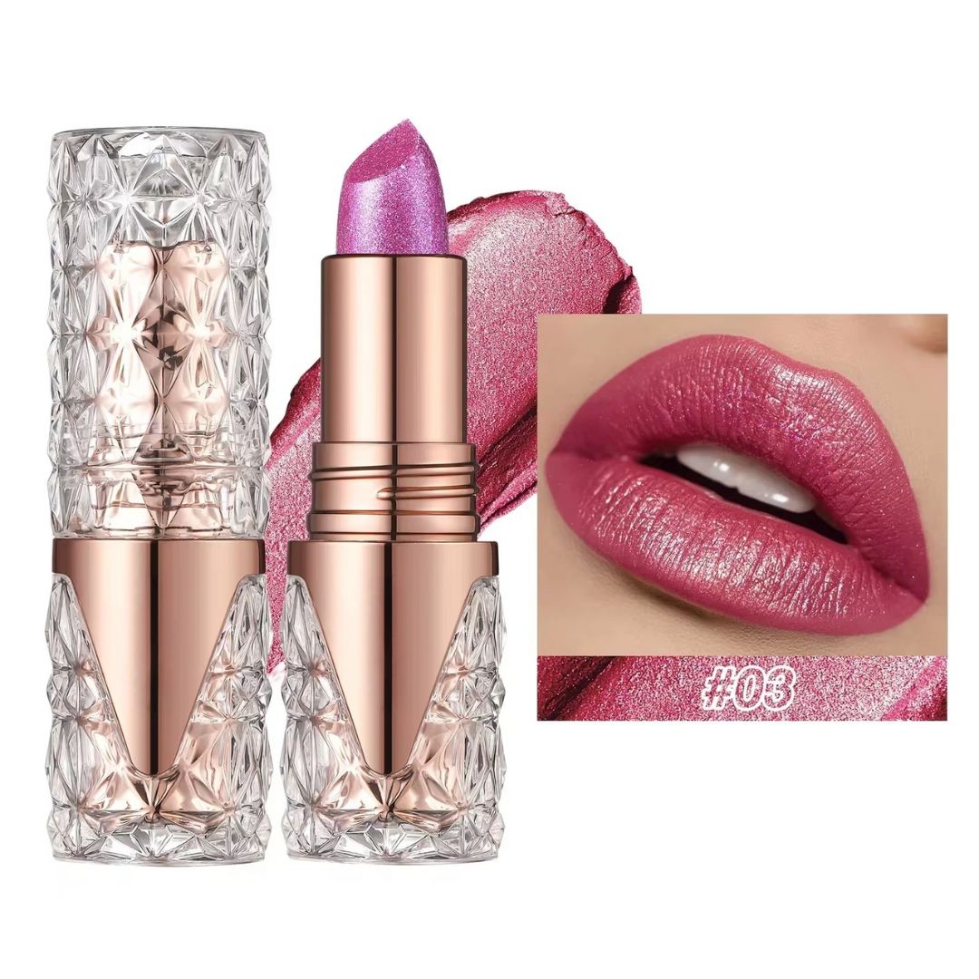 LuxBisous™ | Leppeglans med glitterfinish, fem nyanser
