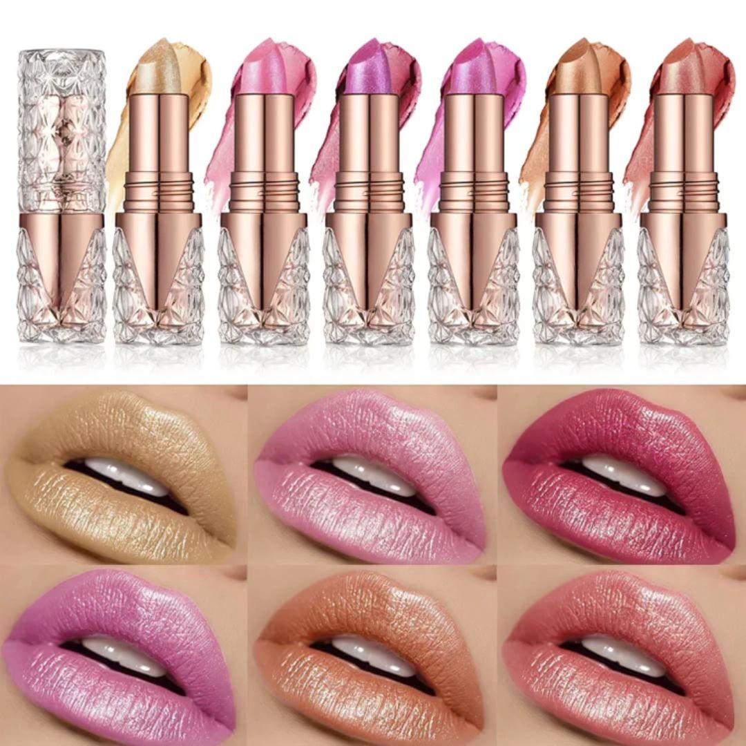 LuxBisous™ | Leppeglans med glitterfinish, fem nyanser