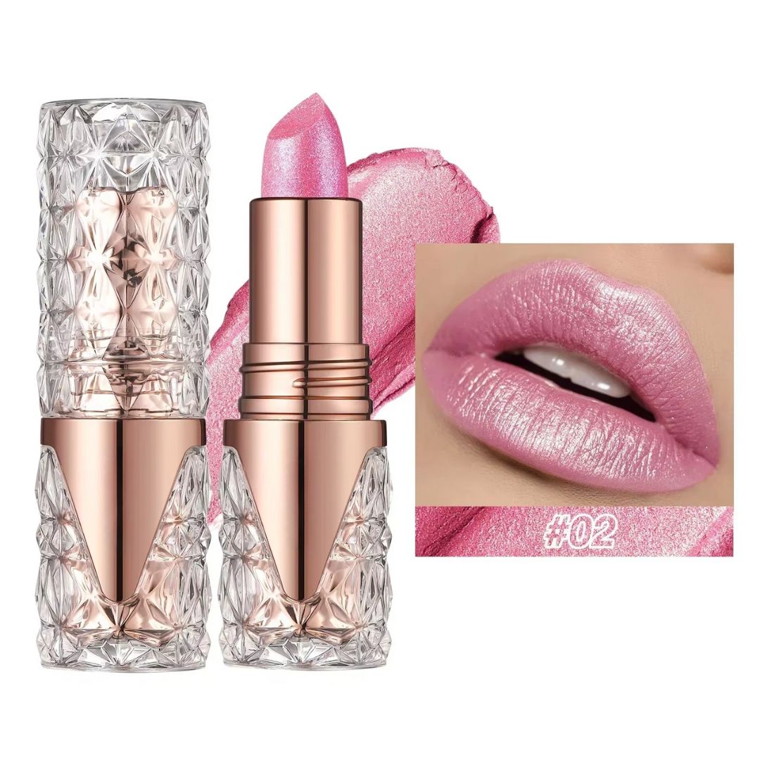 LuxBisous™ | Leppeglans med glitterfinish, fem nyanser