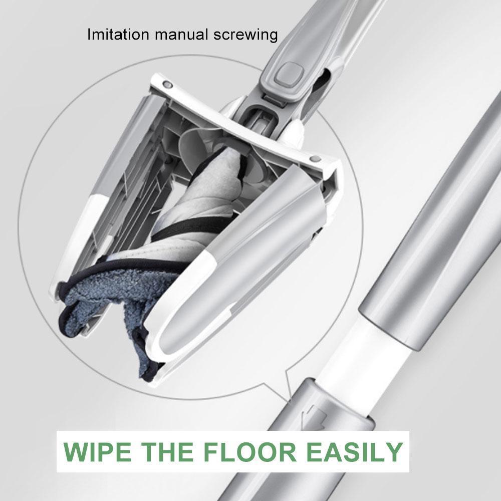 Flatmopp med håndfri vridning