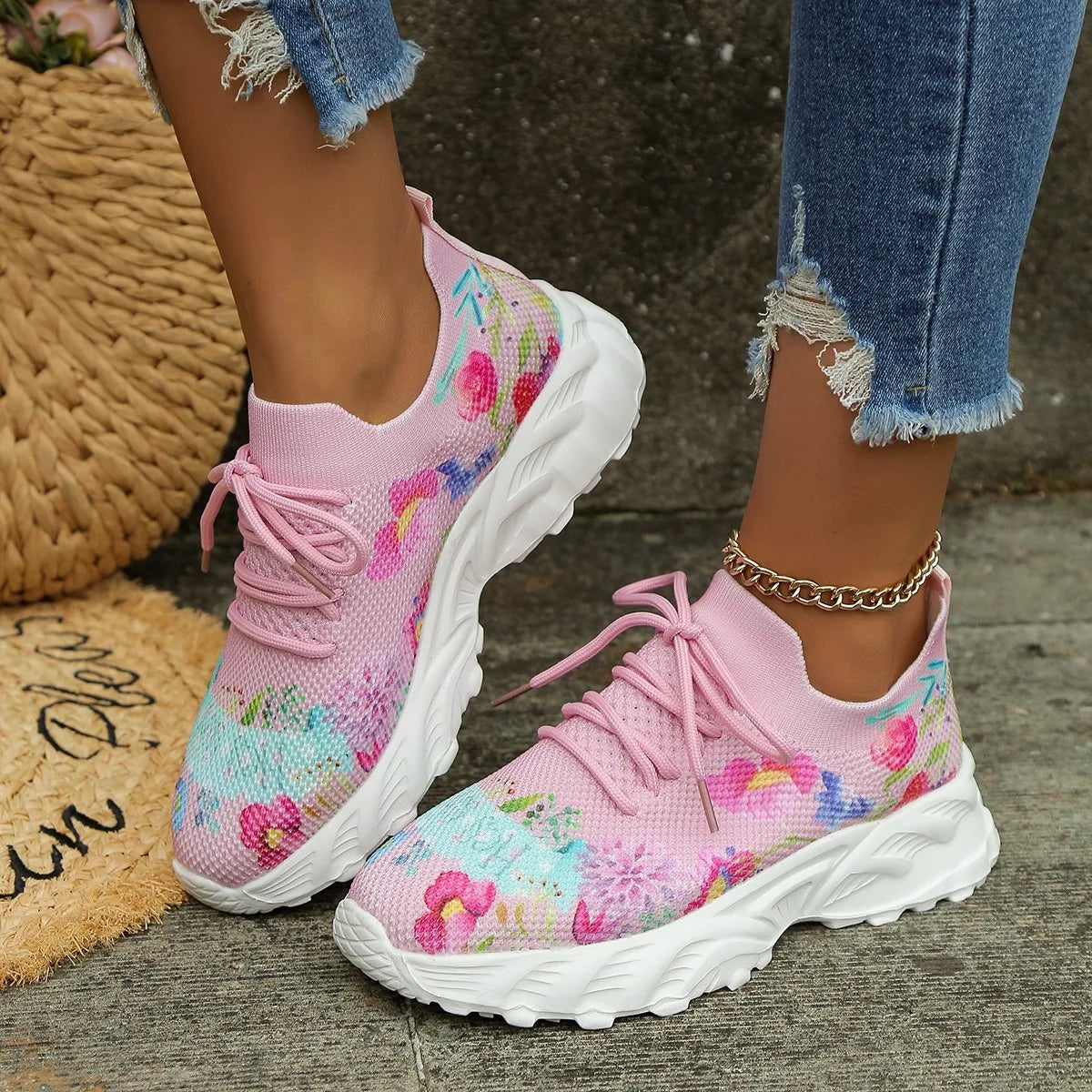 Klyné™ | Sneakers i pustende mesh, str. 35 til 39