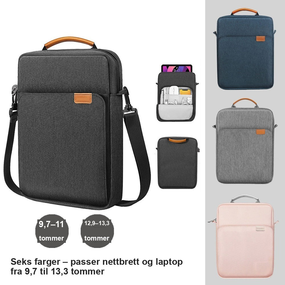 TabFlex™ | Skulderveske til nettbrett og laptop