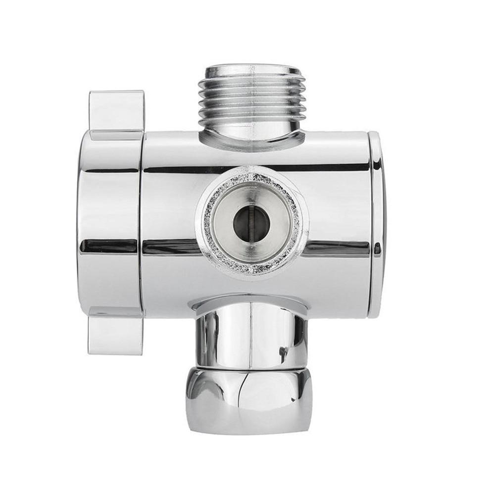 T-adapter 1/2" 3-veis – ventil til bidetdusj og dusjhode – detaljbilde 5