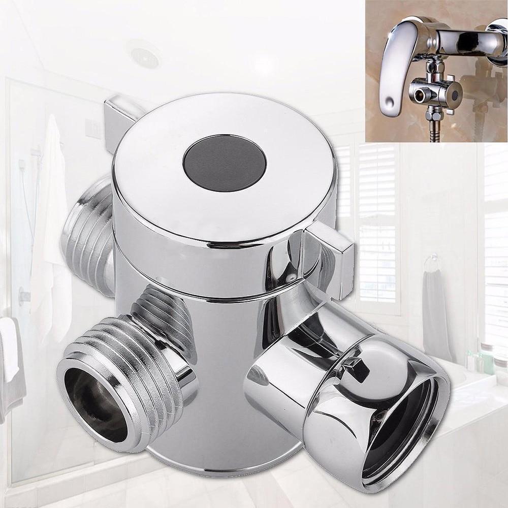 T-adapter 1/2" 3-veis – ventil til bidetdusj og dusjhode